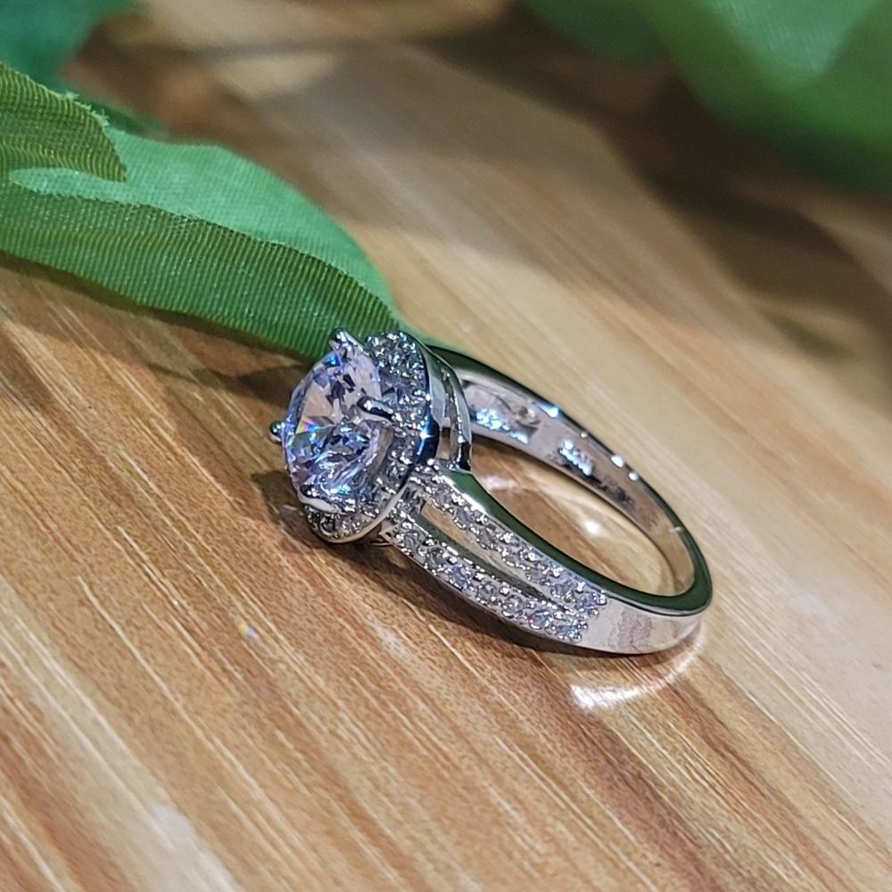 925 Sterling Silver Proposal Ring for Women,CertifiedTibetan,Engagement,Promise - Picture 6 of 8